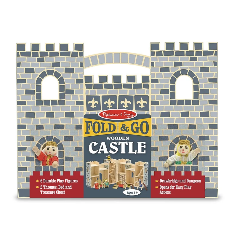 Melissa & Doug Szétnyitható fa kastély, Királyfi