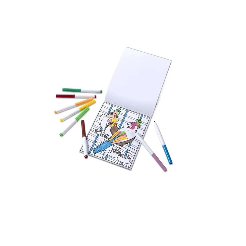 Melissa & Doug Kreatív játék, Mágikus színező füzet, háziállatok