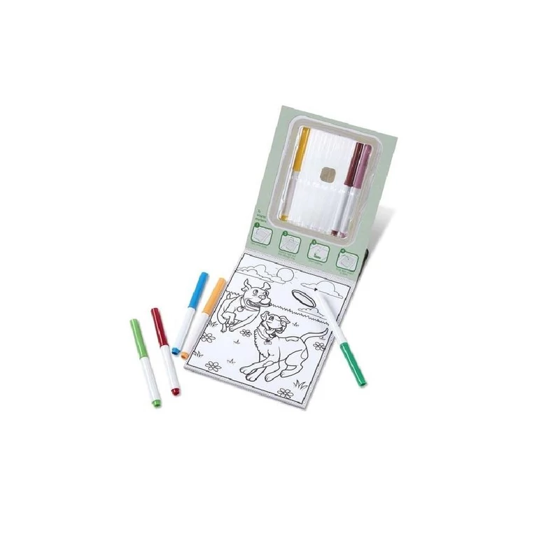 Melissa & Doug Kreatív játék, Mágikus színező füzet, háziállatok