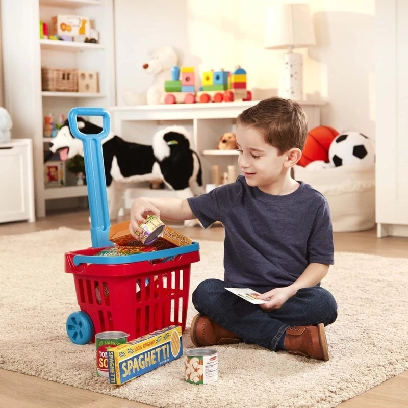 Melissa & Doug Szerepjáték, Gurulós bevásárlókosár