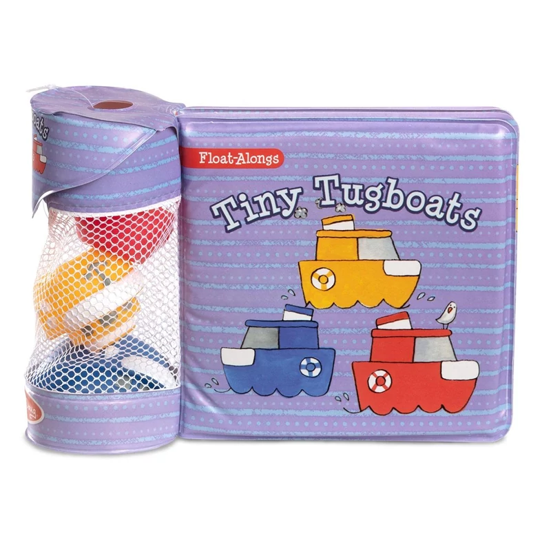 Melissa & Doug, fürdőjáték, vízálló könyv, kishajók