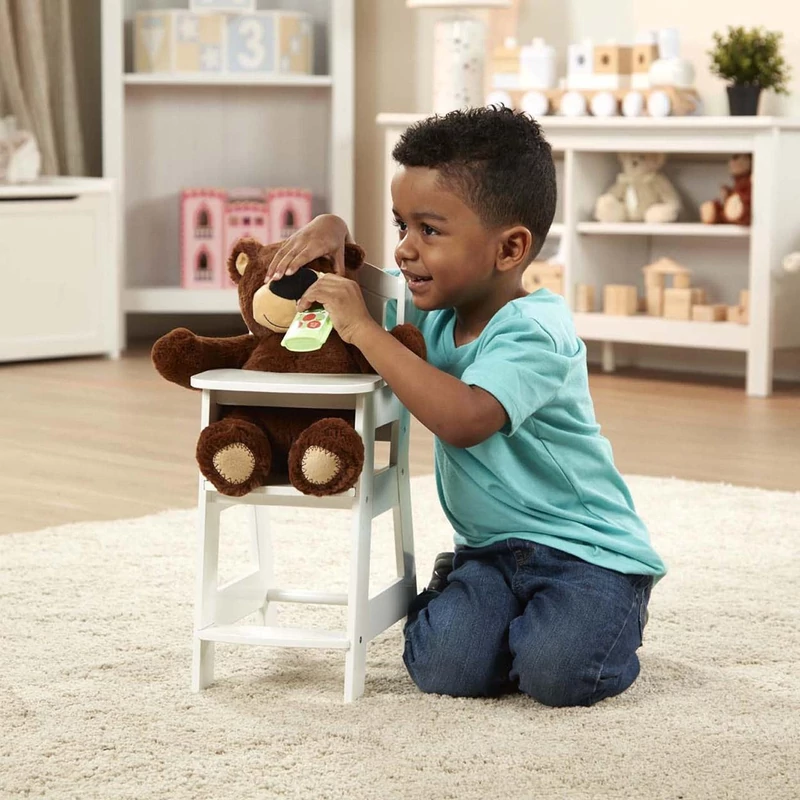 Melissa & Doug, babák és babaházak, játék etetőszék