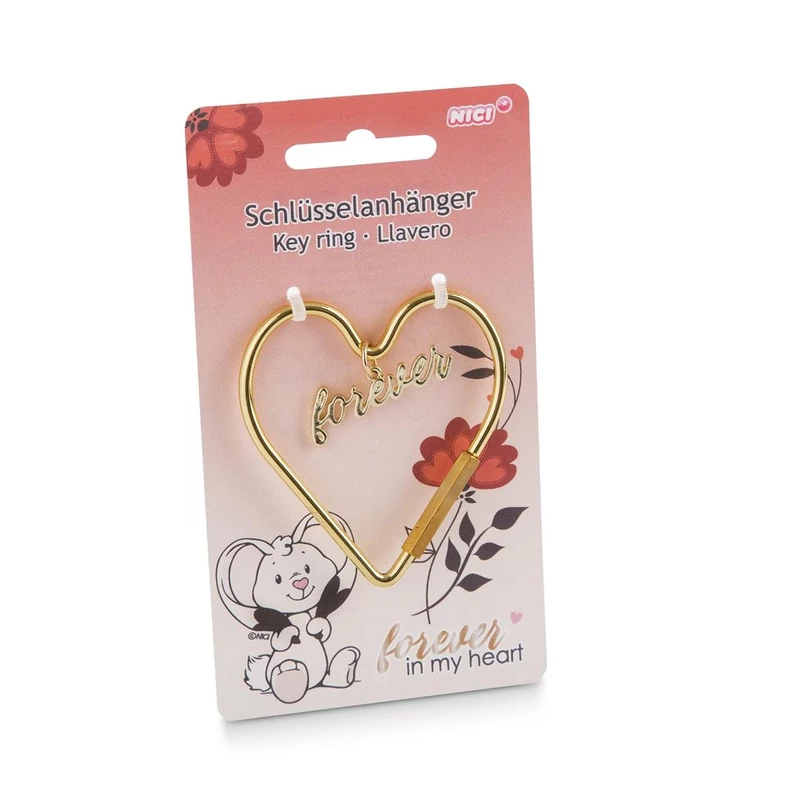 NICI Love Forever szív alakú kulcstartó