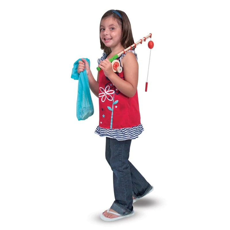 Melissa & Doug Fa készségfejlesztő játék, Mágneses-számos horgászat