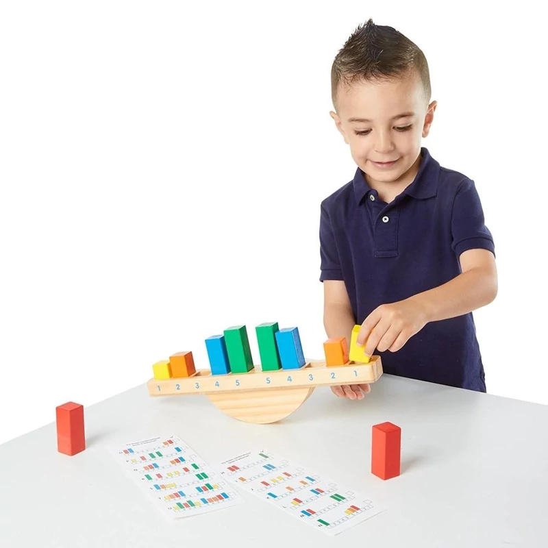 Melissa & Doug Fa készségfejlesztő játék, Szivárvány egyensúlyozás
