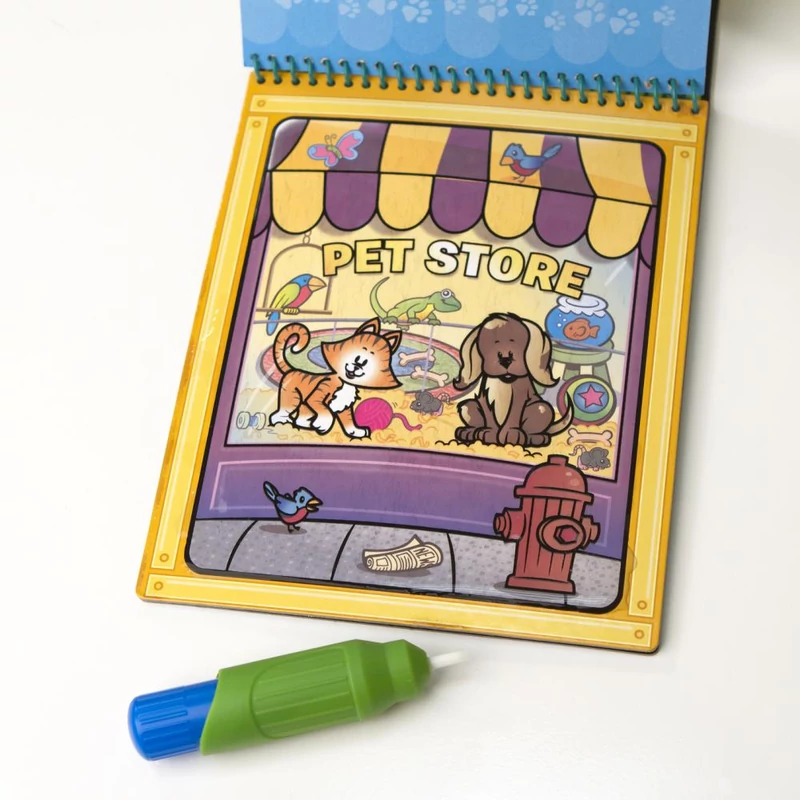 Melissa & Doug Kreatív játék, Rajzolás vízzel, állatok