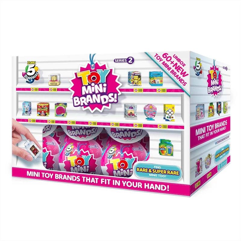 Toy Mini Brands mini játékok meglepetés csomag, 5 db-os