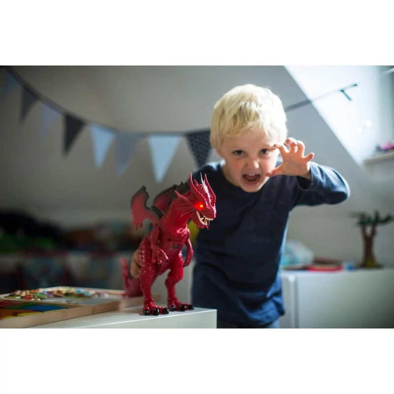 Dragon-i Hatalmas Megasaurus, lépdelő és üvöltő - Sárkány