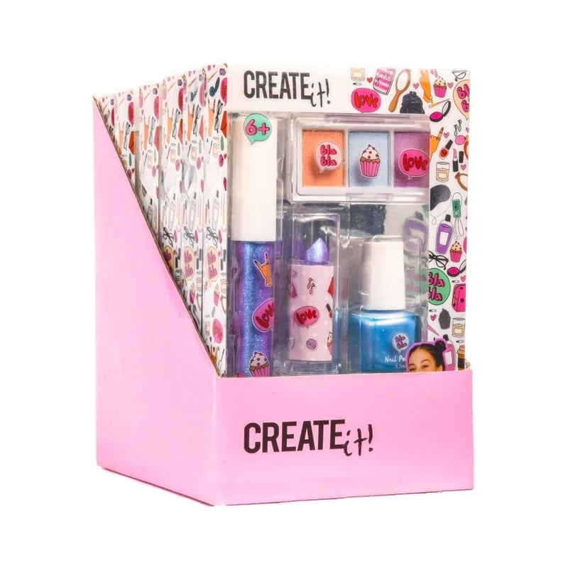 Canenco Create It! Make-Up szett holografikus színekkel