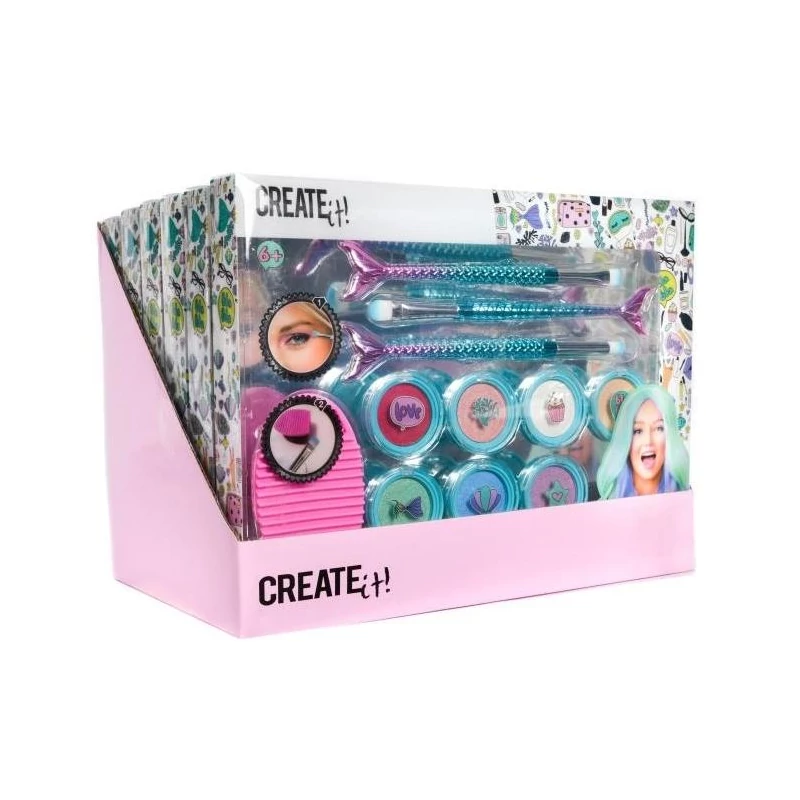 Canenco Create It! Sellő szemhéjpúder 11 db-os készlet