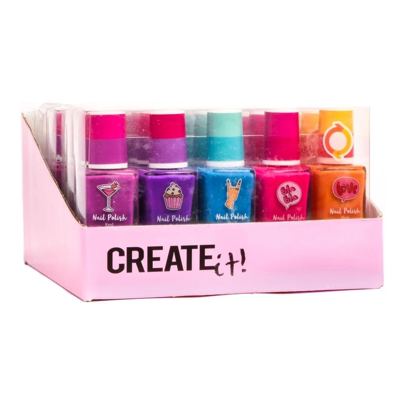 Canenco Create It! Körömlakk 5 db-os szett színváltós színekkel