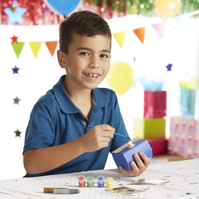 Melissa & Doug Kreatív játék, Fa doboz díszítés, szív
