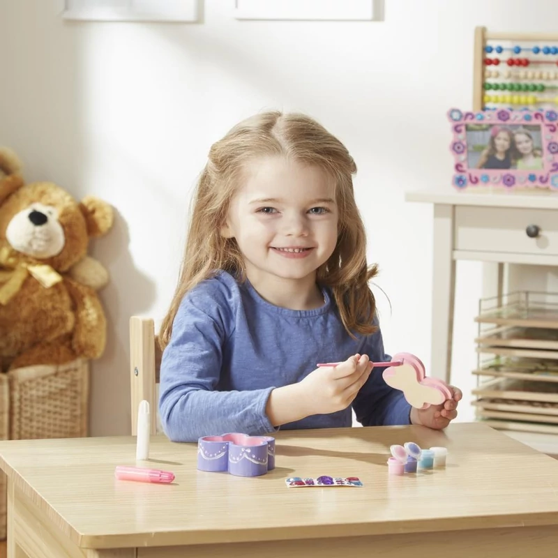 Melissa & Doug Kreatív játék, Fa doboz díszítés, pillangó