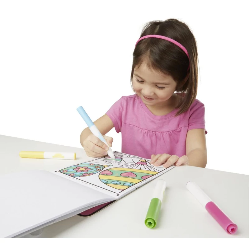 Melissa & Doug Kreatív játék, Mágikus színező füzet, barátok és móka