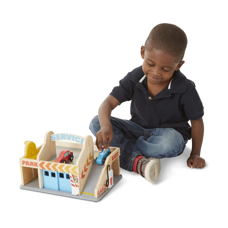 Melissa & Doug Fajáték, Autómosó és garázs