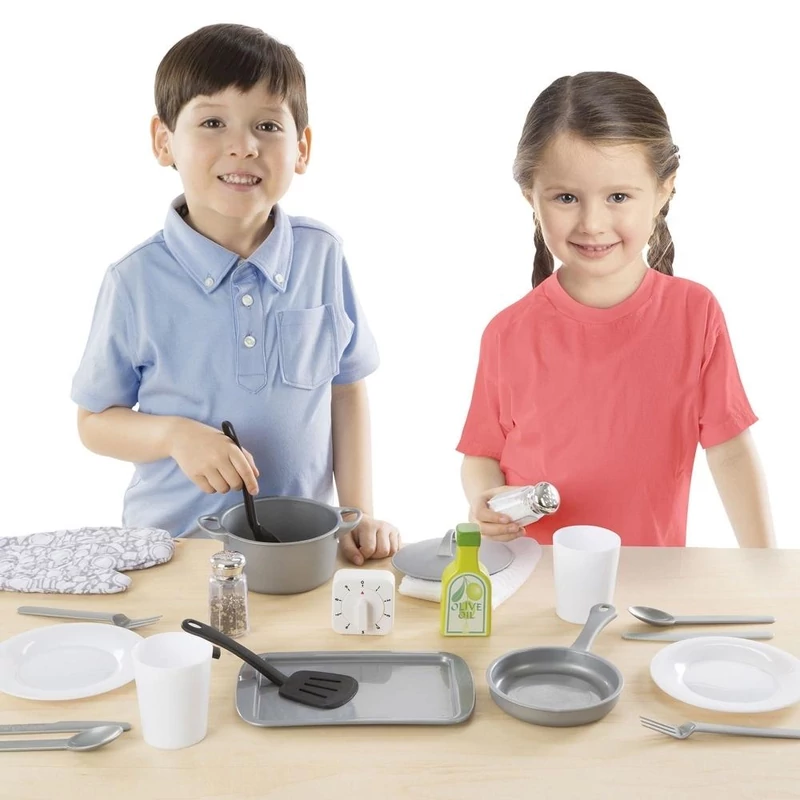 Melissa & Doug Sütés-főzés, Konyhai eszközök készlet