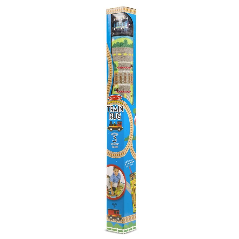 Melissa & Doug Játszószőnyeg 100x90 cm, vonat