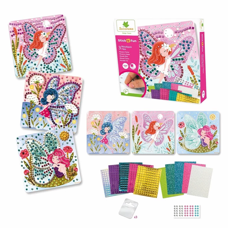 Sycomore Stick'n Fun mozaikkép-készítő - tündérek