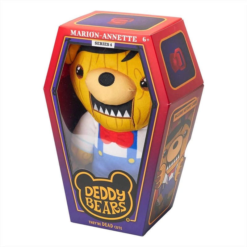 Deddy Bear Hank plüss koporsóban, 4. sorozat, 30 cm-es - Marion-Annette