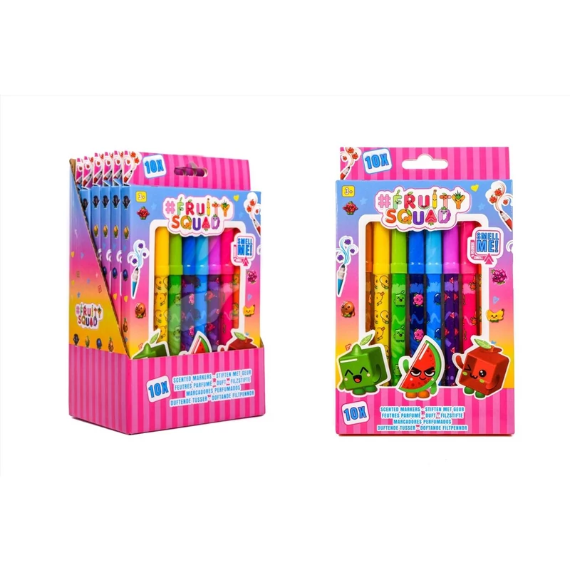 Canenco FruitySquad Illatos hosszú filctollak, 10 db