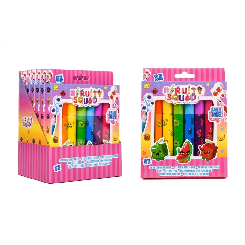Canenco FruitySquad Illatos vastag filctollak, 8 db