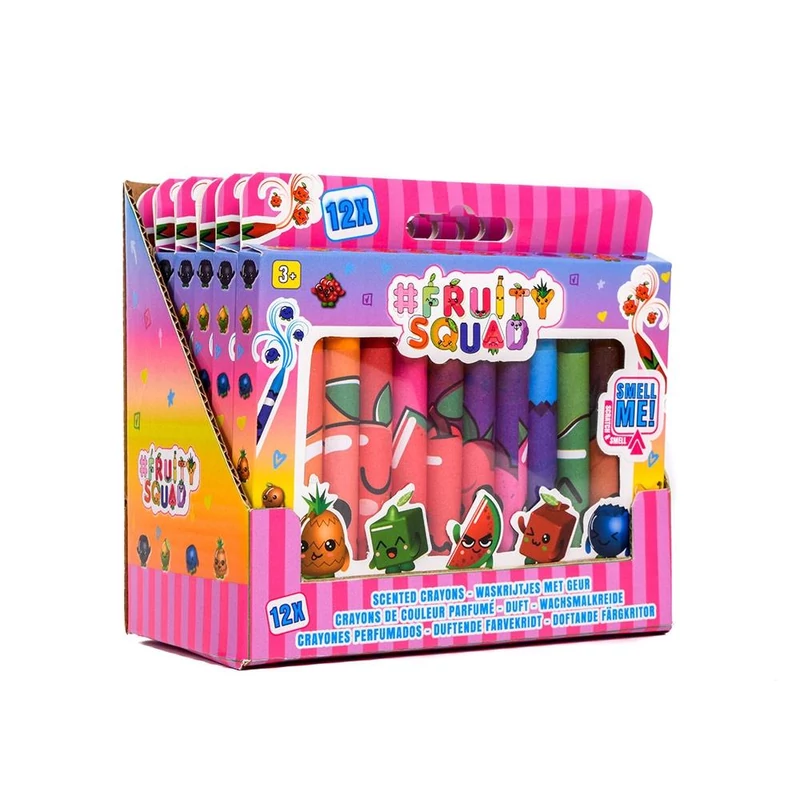 Canenco FruitySquad Illatos zsírkréták, 12 db