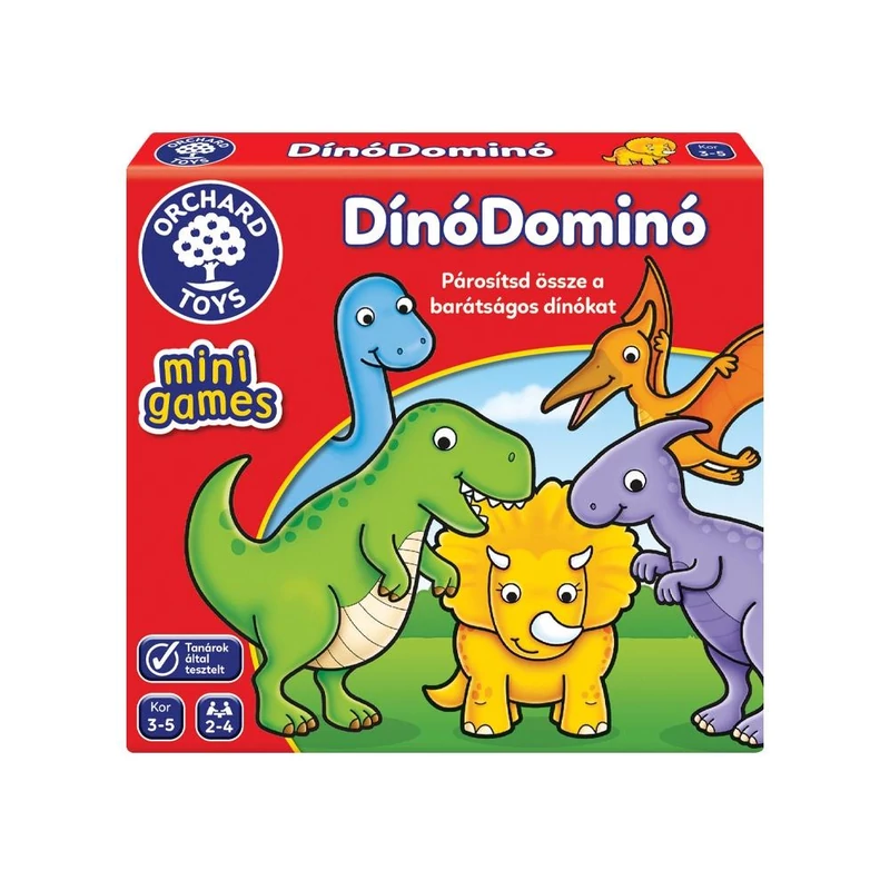 Orchard Toys Mini játék - Dinó dominó