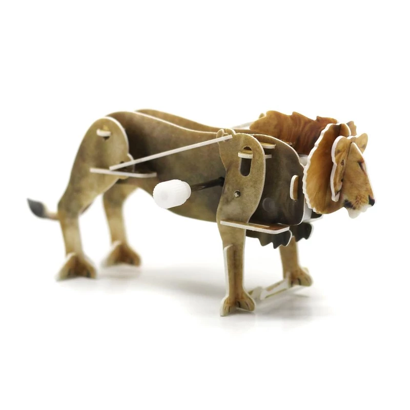 Felhúzható 3D puzzle - oroszlán
