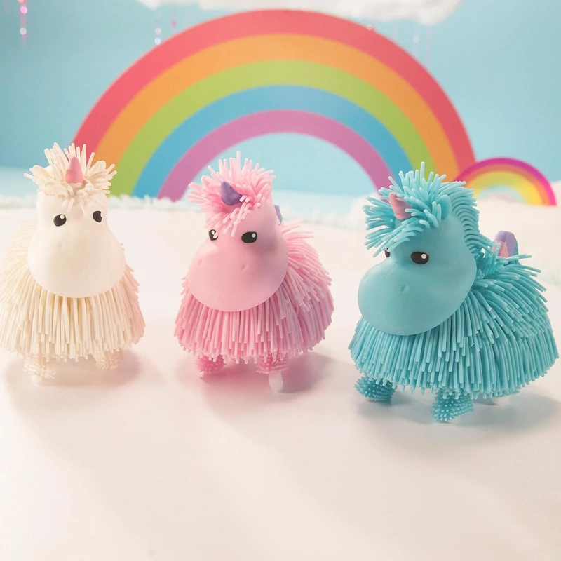 JIggly Pets Riszáló Állatok, unikornis, kék
