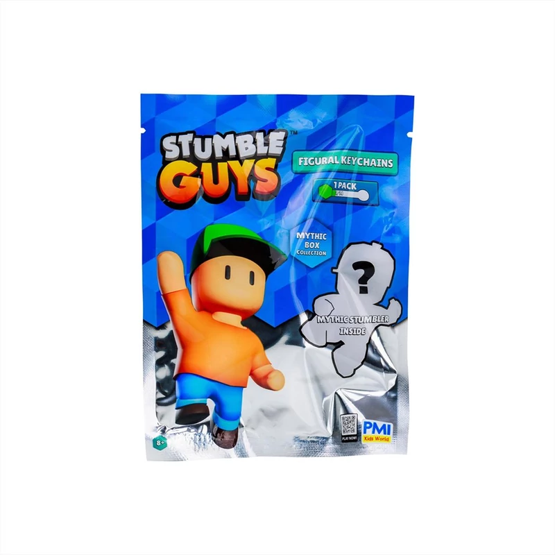Stumble Guys mitikus mini figura kulcstartó, 3. sorozat - többféle