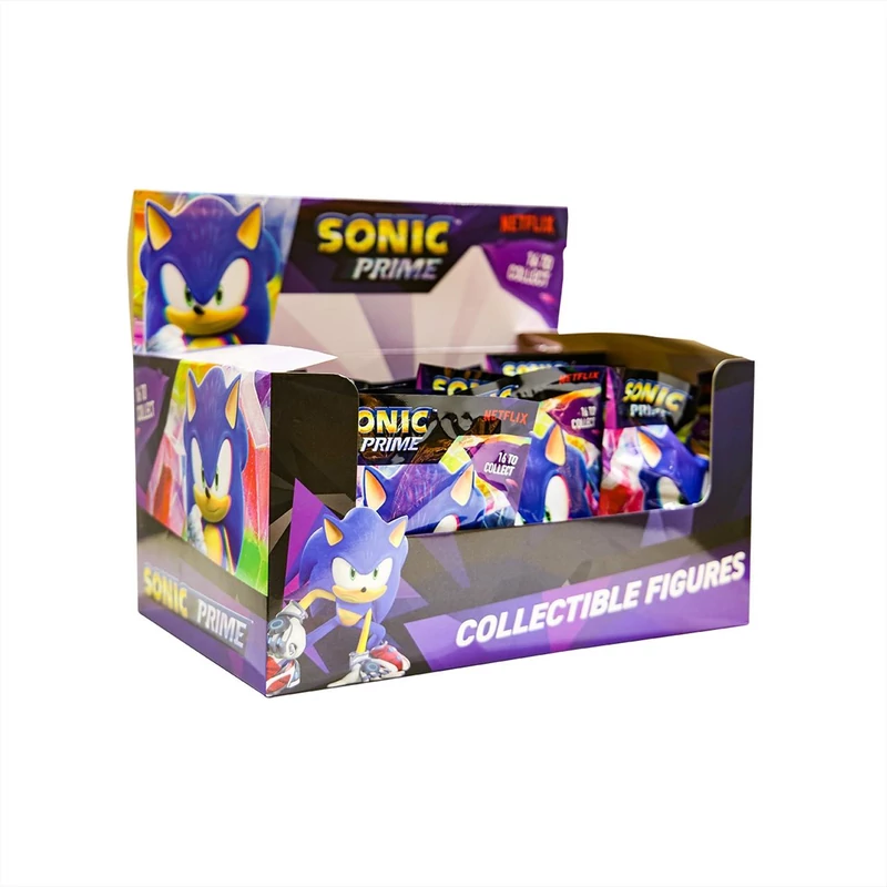 Sonic Prime meglepetés minifigura tasakban - 16 féle