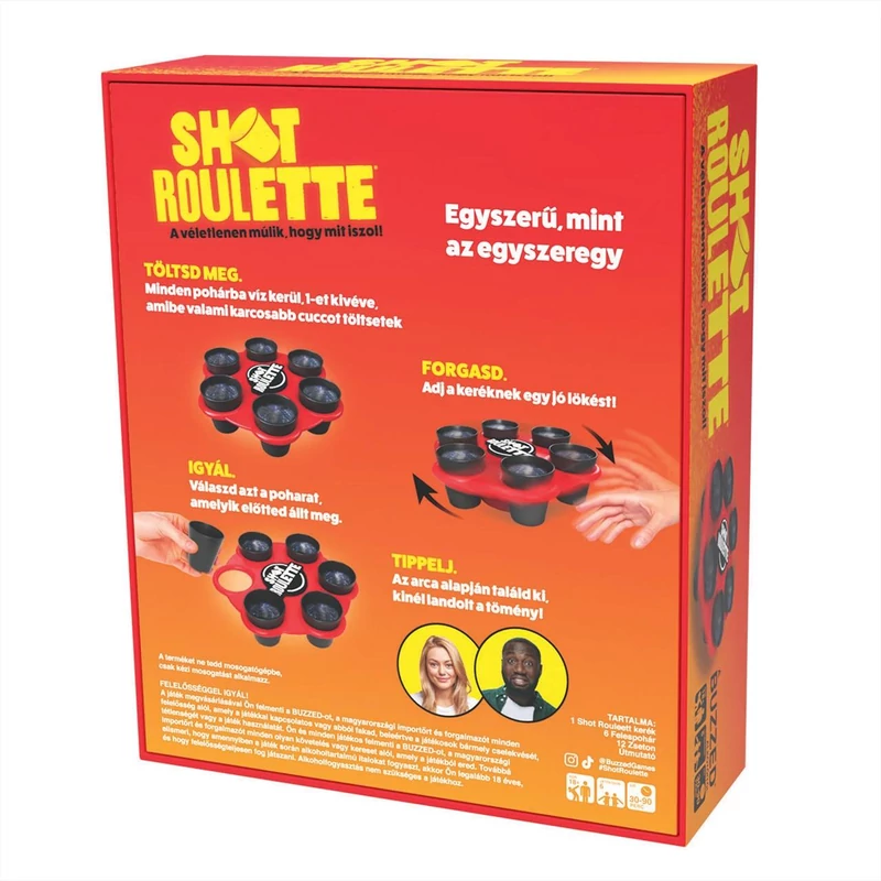 Shot Roulette parti társasjáték