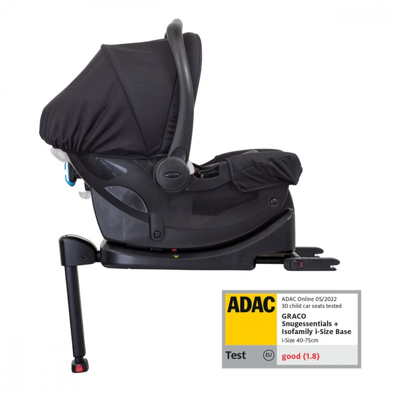 Graco SnugEssentials I-Size 40-75 cm hordozó Midnight Black