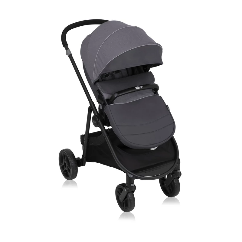 Graco Transform babakocsi Slate + Snugessentials hordozó Midnight black