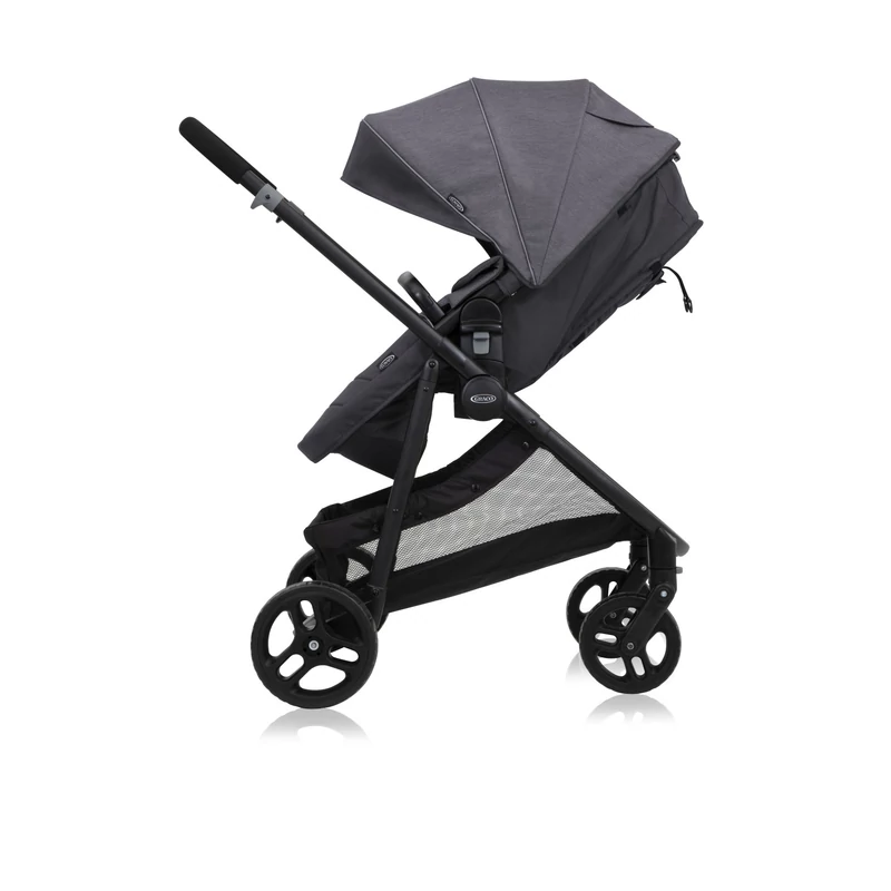 Graco Transform babakocsi Slate + Snugessentials hordozó Midnight black