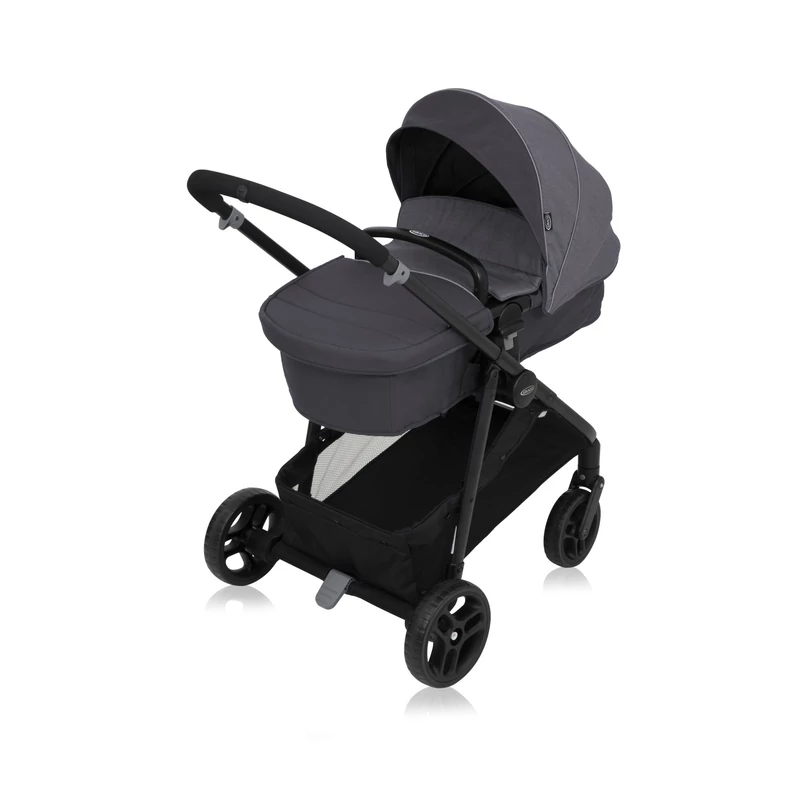 Graco Transform babakocsi Slate + Snugessentials hordozó Midnight black