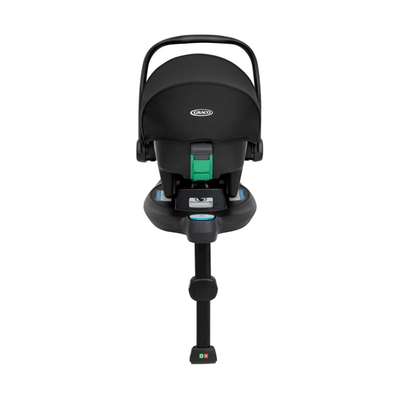 Graco SnugLite™ 40-75 cm hordozó Midnight + SnugTurn™ i-Size R129 bázistalp