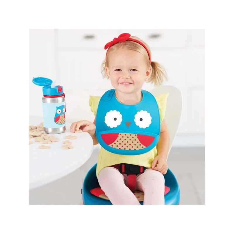 Skip Hop Zoo szilikon előke Bagoly