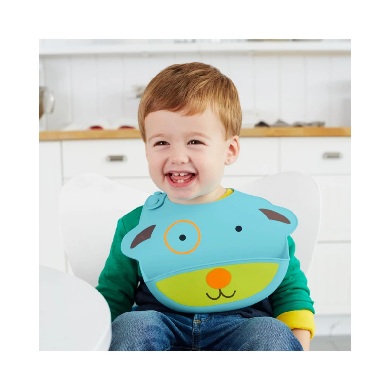 Skip Hop Zoo szilikon előke Kutya