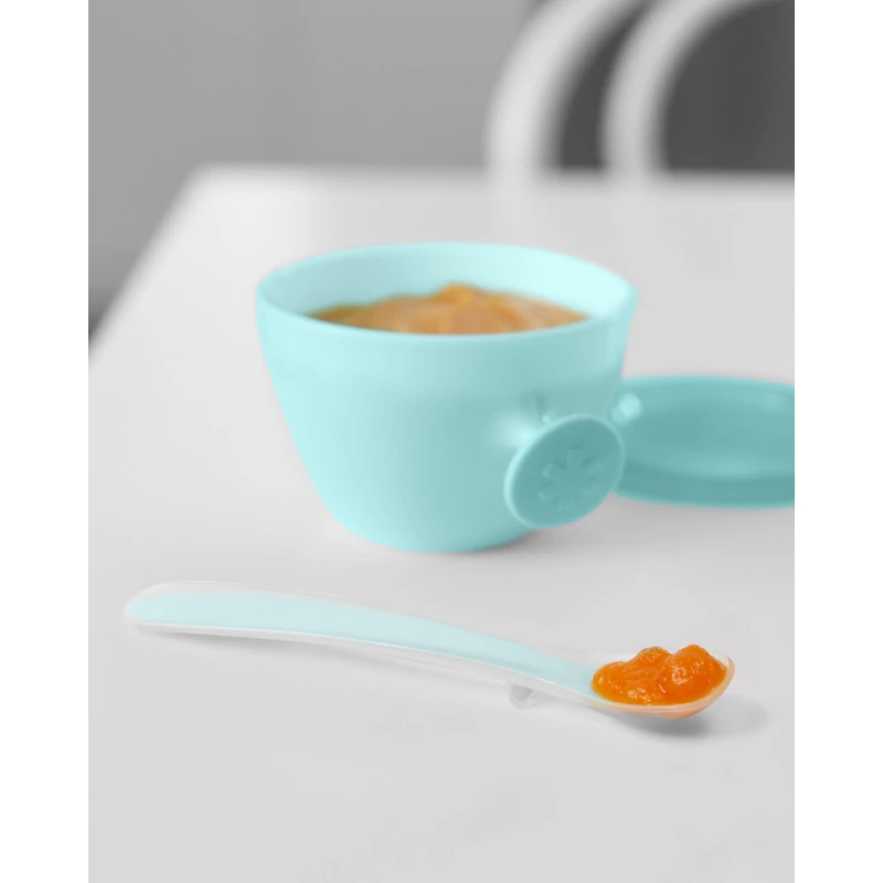 Skip Hop Easy-Feed Soft Kanál 2db Szürke/kék