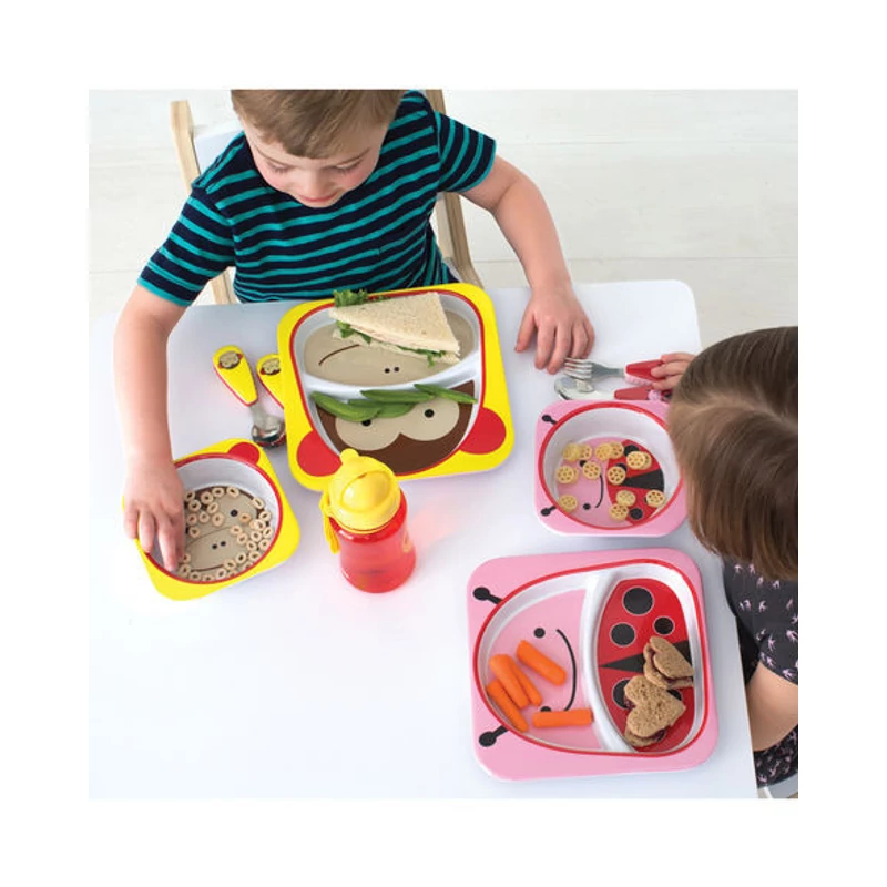 Skip Hop Zoo osztott tányér Majom