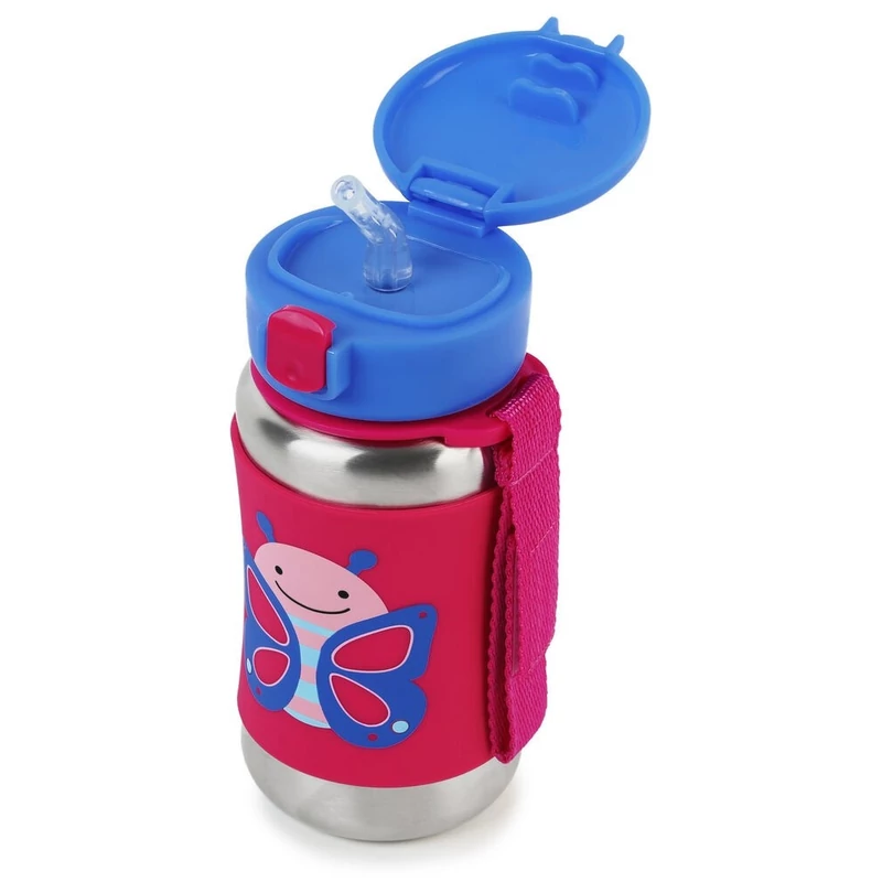 Skip Hop Zoo Pillangó - szívószálas termosz