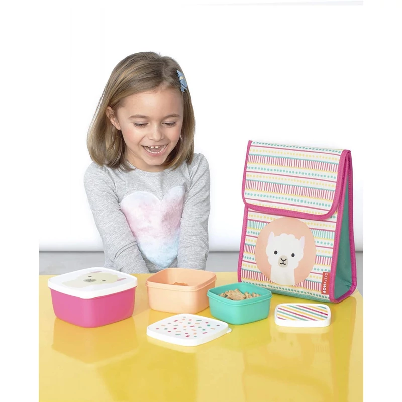 Skip Hop snacktároló szett 3 db-os Láma