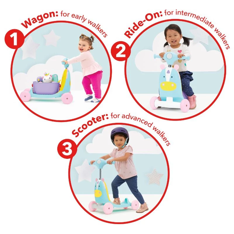 Skip Hop Zoo 3in1 roller Unikornis