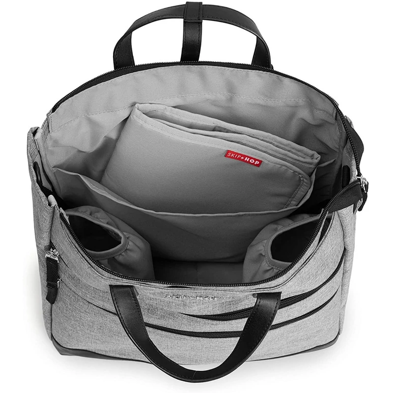 Skip Hop multifukciós pelenkázó táska, hátizsák - Heather Grey