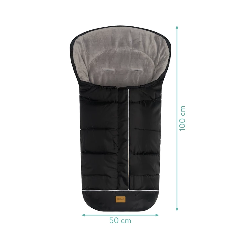 Fillikid bundazsák babakocsiba K2 6670-06 fekete