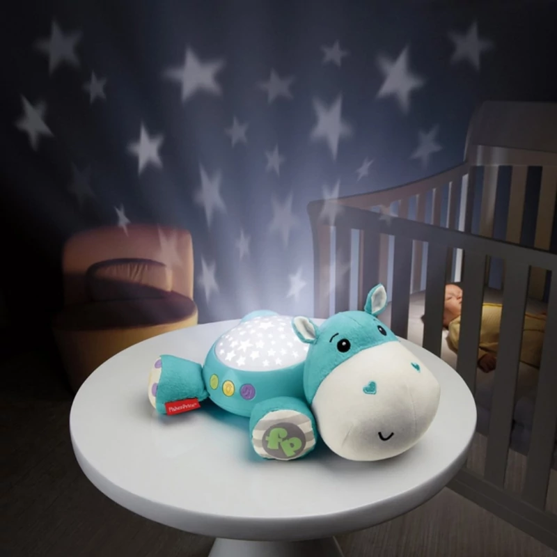 Fisher-Price éjjeli fény puha víziló vetítõ CGN86