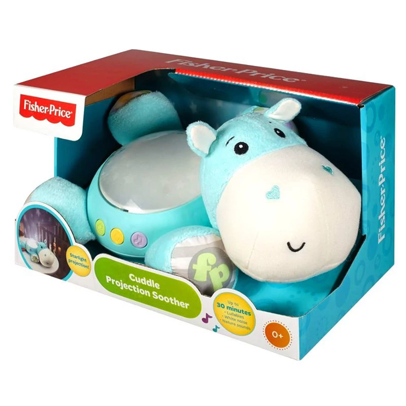 Fisher-Price éjjeli fény puha víziló vetítõ CGN86