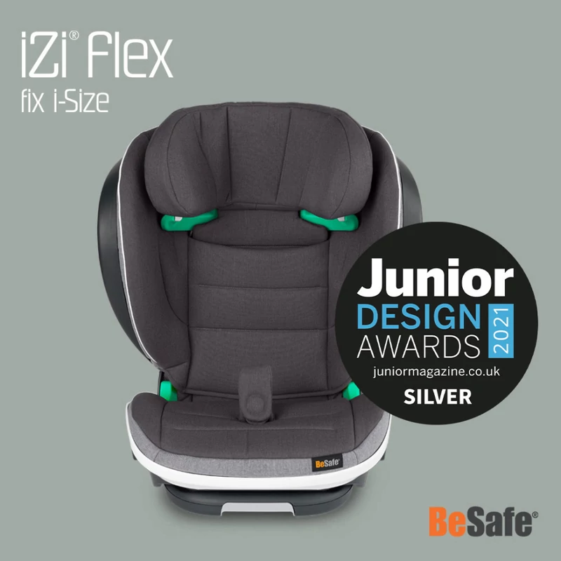 BeSafe gyerekülés iZi Flex FIX i-Size 100-150 cm Metallic Mélange 02
