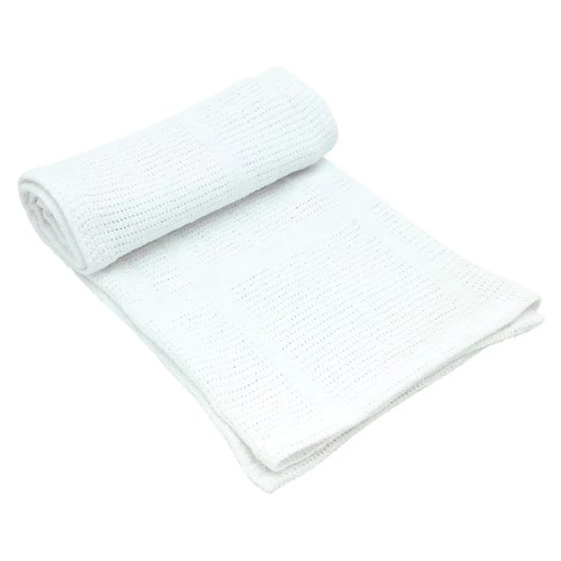 Kikkaboo takaró kötött aprómintás 70x100cm fehér